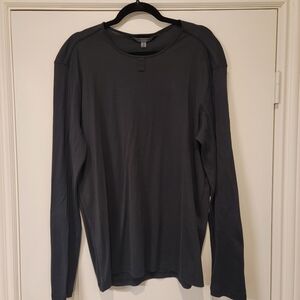 John Varvatos Collection Black long sleeve tee